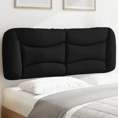 The Living Store Vzglavna stranica črna 140 cm blago - Vzglavna Stranica
