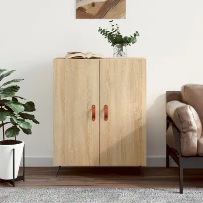 The Living Store Komoda sonoma hrast 69,5x34x90 cm inženirski les - Komoda