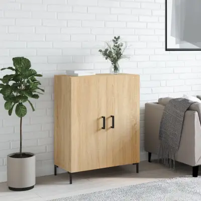 The Living Store Komoda sonoma hrast 69,5x34x90 cm inženirski les - Komoda