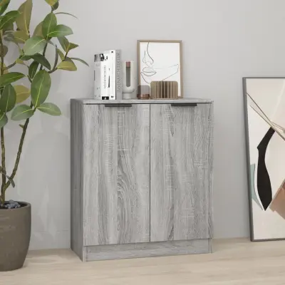 The Living Store Komoda siva sonoma 60x30x70 cm inženirski les - Komoda