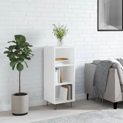 The Living Store Komoda bela 34,5x32,5x90 cm inženirski les - Komoda