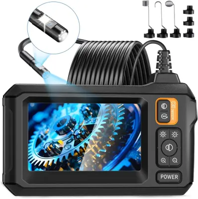LCD LED dvojna Full HD endoskopska inšpekcijska kamera z monitorjem 5m IP67