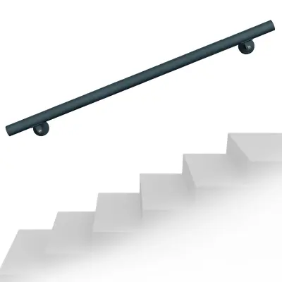 Inox stenska stopniščna ograja 100cm antracit