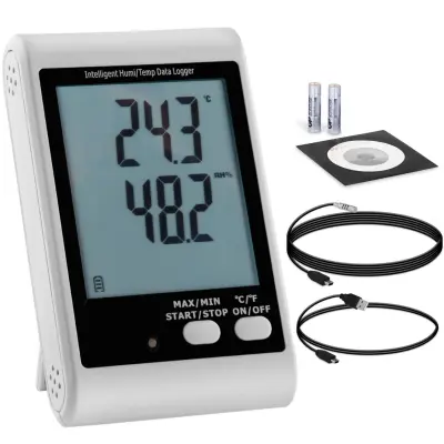 Zunanji USB snemalnik temperature in vlažnosti, območje -40 do 125C