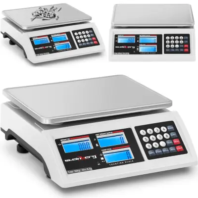 Trgovinska tehtnica, števec LCD RS232 30000 g / 0,5 g