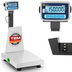 Industrijska platformna tehtnica RS232 vmesnik 150 kg / 50 g LCD M LEGALIZACIJA
