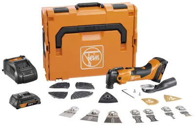 Fein Multimaster AMM 500 Plus 71293864000 akumulatorsko večnamensko orodje vklj. akumulator, vklj. 2 akumulatorja, vklj. polnilnik, vklj. oprema, vklj