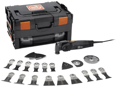 Fein MultiMaster MM 700 MAX Black Edition 72297461000 večnamensko orodje  vklj.  kovček\, vklj.  oprema 36-delni  250 W