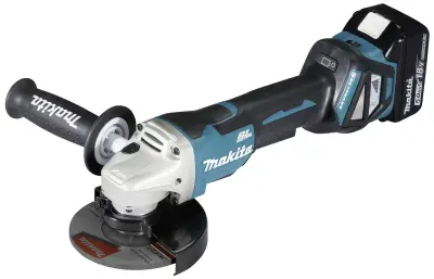 Makita  DGA515RTJ akumulatorski kotni brusilnik  125 mm vklj. 2 akumulatorja\, vklj. polnilnik  18 V 5 Ah