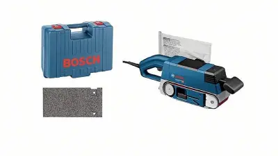Bosch Professional GBS 75 AE 0.601.274.707 tračni brusilnik vklj.  kovček 750 W   Širina traku 75 mm Dolžina traku 533 mm