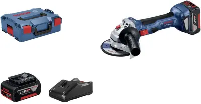 Bosch Professional GWS 18V-7 06019H9005 akumulatorski kotni brusilnik  125 mm vklj. 2 akumulatorja\, vklj.  kovček  18 V 4.0 Ah