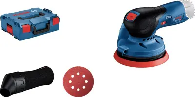 Bosch Professional GEX 12V-125 (L) solo CLC 0601372100 akumulatorski ekscentrični brusilnik brez akumulatorja, vklj. kovček, brezkrtačni 12 V Ø 125 mm