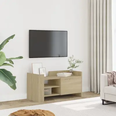 The Living Store TV omarica sonoma hrast 80x35x40 cm inženirski les - TV Omarica
