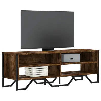 The Living Store TV omarica dimljeni hrast 122x34x41 cm inženirski les - TV Omarica