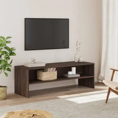 The Living Store TV omarica rjavi hrast 120x40x40 cm inženirski les - TV Omarica