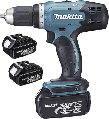 Makita  DDF453RF3J akumulatorski vijačnik  18 V 3.0 Ah Li-Ion