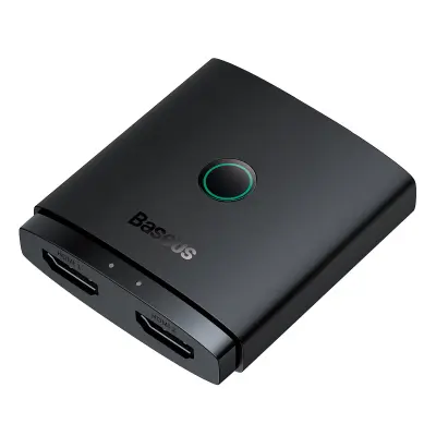 2v1 AirJoy HDMI 4K 60Hz dvosmerni adapter, črn