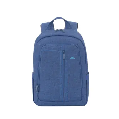 Ruksak RivaCase 15.6" Alpendorf 7560 modri platneni nahrbtnik za prenosnike.