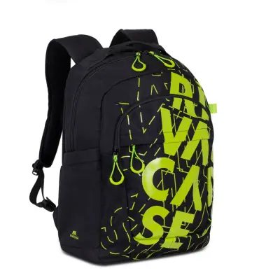Nahrbtnik RivaCase 30L Heide 5430 black/lime Urban nahrbtnik