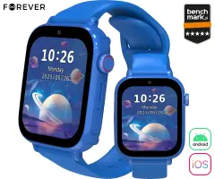 FOREVER Look Me! 3 KW-520 modra (Electric Blue) otroška pametna ura