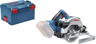 Bosch Professional GKS 18V-57 G akumulatorska ročna krožna žaga Globina rezanja maks. (90°) 57 mm  brez akumulatorja\, vklj. vzporedna tirnica  18 V