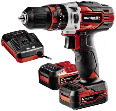 Einhell TE-CD 12/1 Li-i (2x2\,0Ah)  2-vhoda-akumulatorski udarni vrtalni vijačnik  vklj. 2 akumulatorja