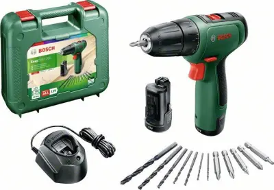 Bosch Home and Garden EasyDrill 1200 -akumulatorski vrtalnik  12 V vklj. 2 akumulatorja\, vklj.  kovček\, vklj. polnilnik