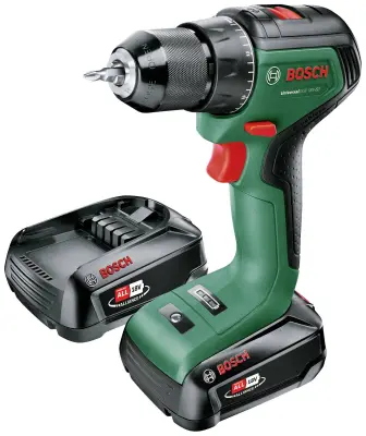 Bosch Home and Garden UniversalDrill 18V-60 06039D7002 akumulatorski vrtalnik, akumulatorski vijačnik 18 V 2.0 Ah Li-Ion vklj. 2 akumulatorja, vklj. p
