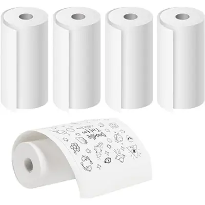 5 x dodatni beli zvitki papirja za MINIPRINT