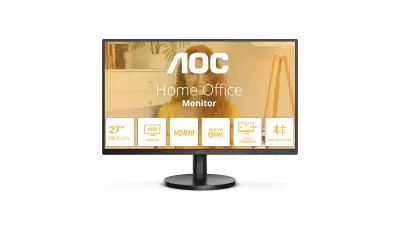 AOC U27B3M 27", 4K UHD (3840 x 2160), VA, 60Hz, 4ms (GTG), Adaptive Sync, HDR10, 2x HDMI 2.0, 1x DP 1.4 monitor