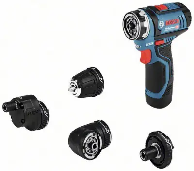 Bosch Professional  06019H3000 akumulatorski vrtalni vijačnik  12 V  Li-Ion vklj. 2 akumulatorja\, vklj. polnilnik\, vklj.  oprema\, vklj.  kovček