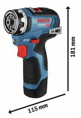 Bosch Professional  06019H3001 akumulatorski vrtalni vijačnik  12 V  Li-Ion vklj. 2 akumulatorja\, vklj. polnilnik\, vklj.  kovček