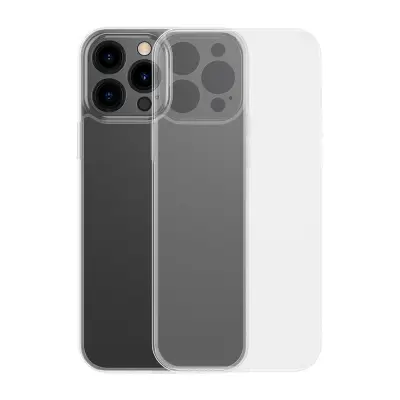 Ovitek za iPhone 13 Pro Max, trdo ohišje s prozornim gel okvirjem