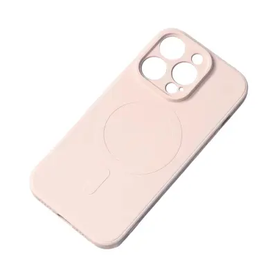 Silikonski ovitek z MagSafe za iPhone 15 Plus Silicone Case roza