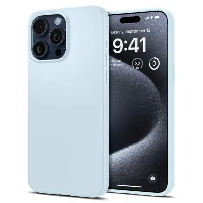 Zaščitna torbica za iPhone 15 Pro Thin Fit svetlo modra