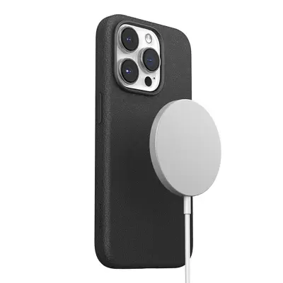 Magnetni zaščitni ovitek za telefon Joyroom JR-BP006 za iPhone 15 Pro Max (črn)
