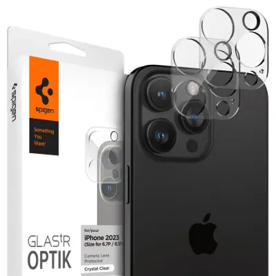 Ovitek za kamero za iPhone 14-15 Pro / Pro Max prozoren SET 2 kom.
