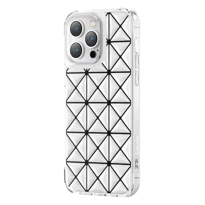 Etui, ovitek za iPhone 14 Pro Max, zadnji pokrov, serija Miya, bel