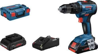 Bosch Professional GSB 18V-55  -akumulatorski udarni vrtalni vijačnik  vklj.  kovček\, vklj. 2 akumulatorja