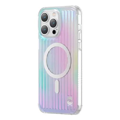 Magnetni ovitek za iPhone 14 Plus MagSafe PQY Go Out Series laser barvni