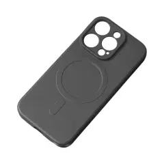 Silikonski ovitek z MagSafe for iPhone 15 Pro Silicone Case, črn