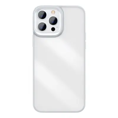 Armiran, odporen ovitek za iPhone 13 Pro s sivim gel okvirjem