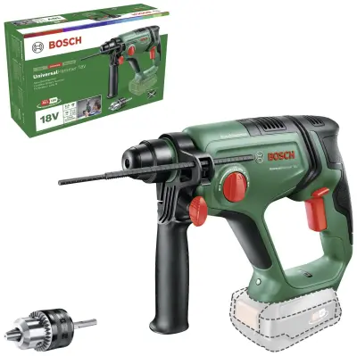 Bosch Home and Garden Universal Hammer -akumulatorsko vrtalno kladivo 18 V  Li-Ion  brez akumulatorja\, brez polnilca