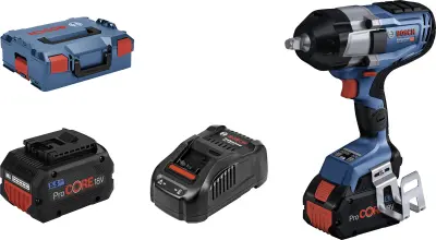 Bosch Professional GDS 18V-1000 C 06019J8003 akumulatorski udarni vijačnik 1000 Nm, Največji navor pri prekinitvi 1600 Nm 18 V Število vključenih akum