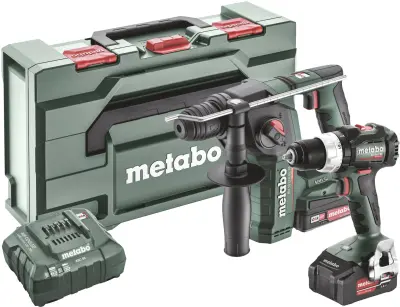 Metabo BS 18 LT BL + BH 18 LTX BL 16 685182000 akumulatorsko vrtalno kladivo, akumulatorski vrtalni vijačnik 18 V 2.0 Ah, 4.0 Ah Li-Ion vklj. 2 akumul