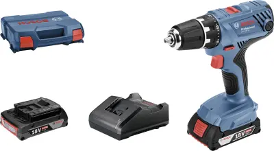 Bosch Professional GSR 18V-21 06019H100A akumulatorski vrtalni vijačnik  18 V 2.0 Ah Li-Ion vklj. 2 akumulatorja\, vklj.  kovček\, vklj. polnilnik