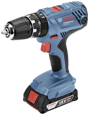 Bosch Professional GSB 18V-21  -akumulatorski udarni vrtalni vijačnik  vklj. 2 akumulatorja\, vklj. polnilnik\, vklj.  kovček