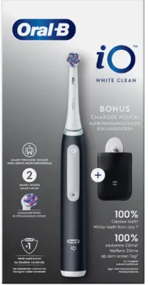 ORAL-B White Clean črna zobna ščetka