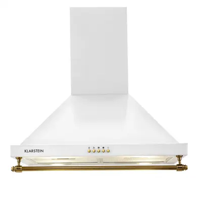 Klarstein Montblanc 60, napa, 610m³/h. 165W, 2x1,5W, LED, trak, bela