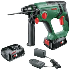 Bosch Home and Garden UniversalHammer 18V -akumulatorsko vrtalno kladivo 18 V 2.5 Ah Li-Ion  vklj. 2 akumulatorja\, vklj. polnilnik\, vklj.  kovček